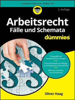 cover image of Arbeitsrecht Fälle und Schemata für Dummies